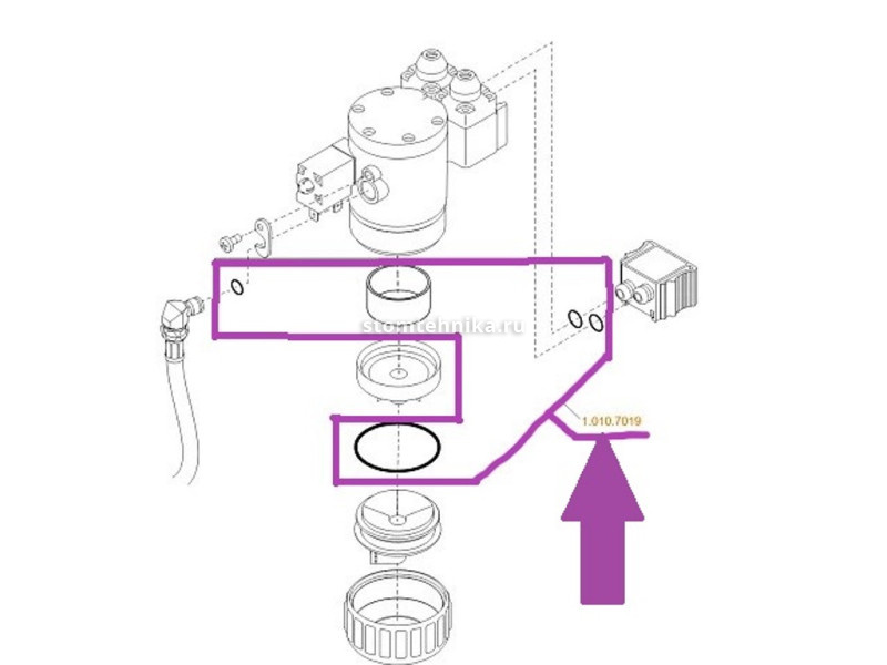 Набор для воздушного блока KaVo E50, E70, E80, Primus1058 арт 1.010.7019