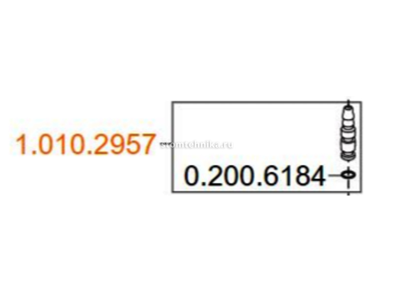 Штуцер Kavo для подключения пустера арт 1.010.2957