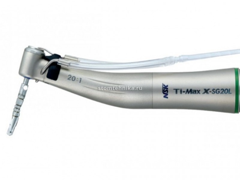 Наконечник угловой хирургический NSK Ti-Max X-SG20L 20:1 понижающий со светом.