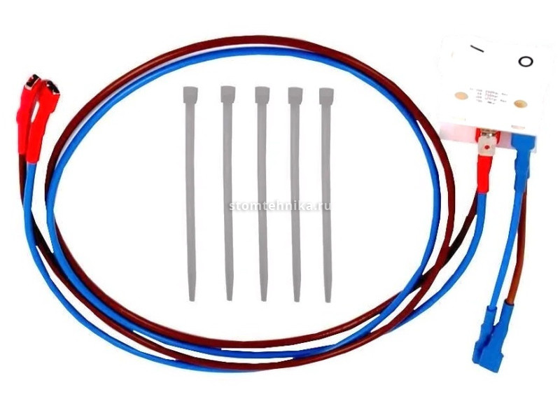 Выключатель (кнопка с проводами до 2017 г.) автоклава Melag Euroklav, Vacuklav арт. 35006