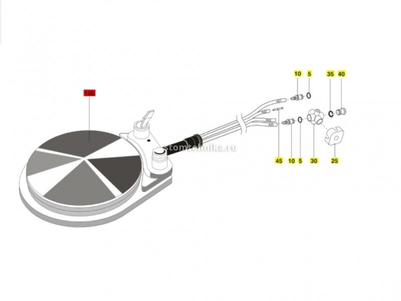 Педаль воздушная Sirona для стоматологических установок Sirona C, C+ и других