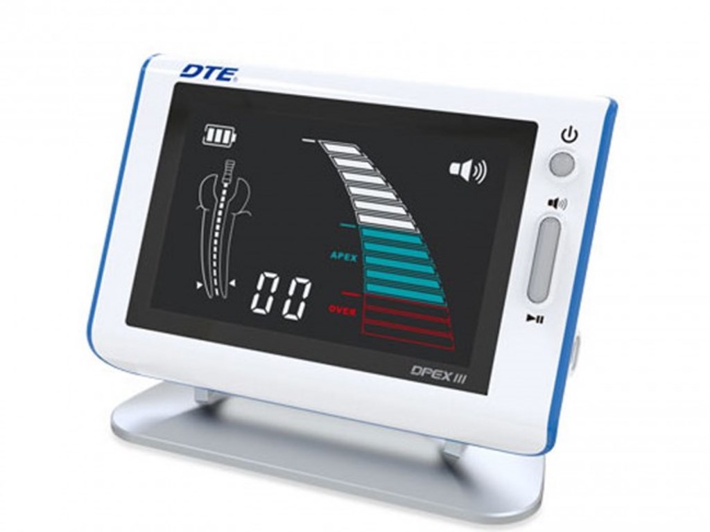 Апекслокатор Woodpeck DTE DPEX III -цифровой, повышенной точности, желто-золотой, с цветным дисплеем