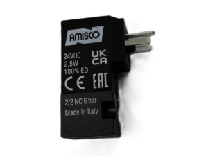 Электромагнитный клапан воды (Amisco, 24VDC, 2,5W, 2/2NC 6 bar) установки Stomadent