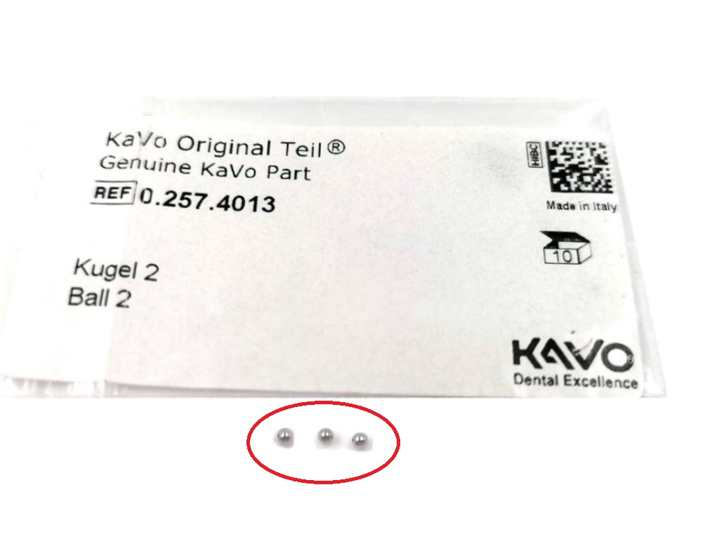 Шарик фиксации головок наконечников KaVo 25LP, E25L арт 0.257.4013