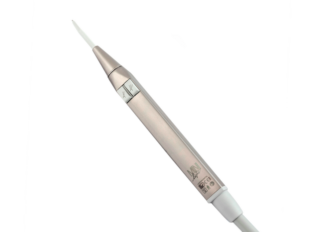 Пистолет (пустер) Luzzani Minilight 3F прямой со шлангом (корпус нержавеющая сталь)