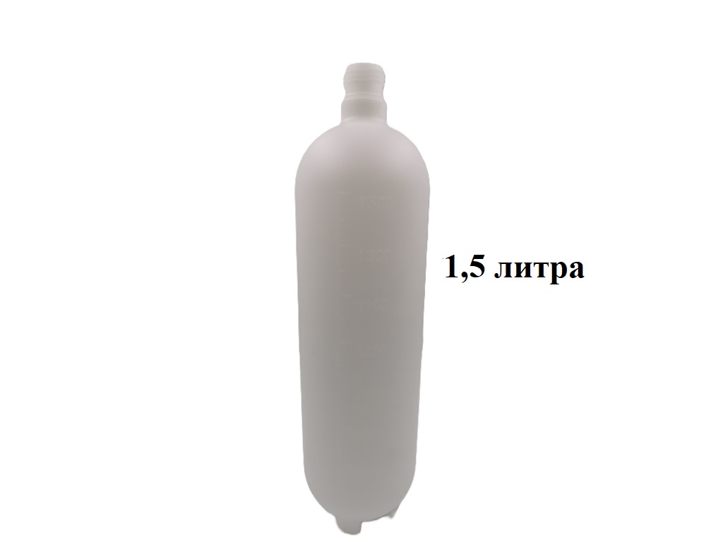 Бутылка автономной воды 1,5 литра стоматологической установки (непрозрачная)