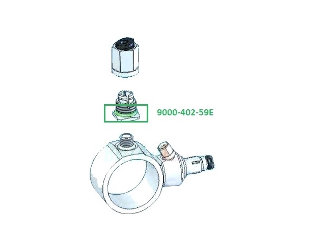 Кольцо уплотнительное зеленое Vector Durr Dental (5 шт) арт. 9000-402-59E