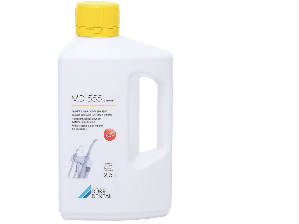 MD 555 cleaner средство для очистки аспирационных систем Durr Dental, 2,5 л.