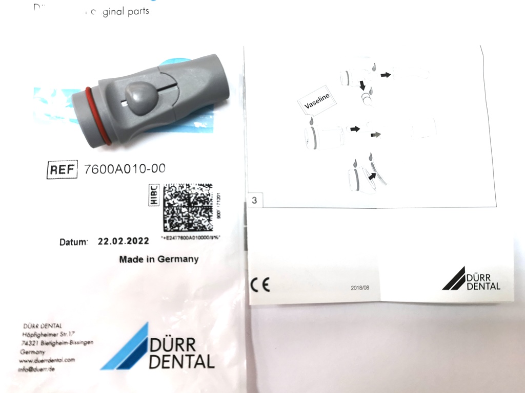 Мундштук (наконечник) пылесоса Duerr Dental Ø15мм арт. 7600A010-00