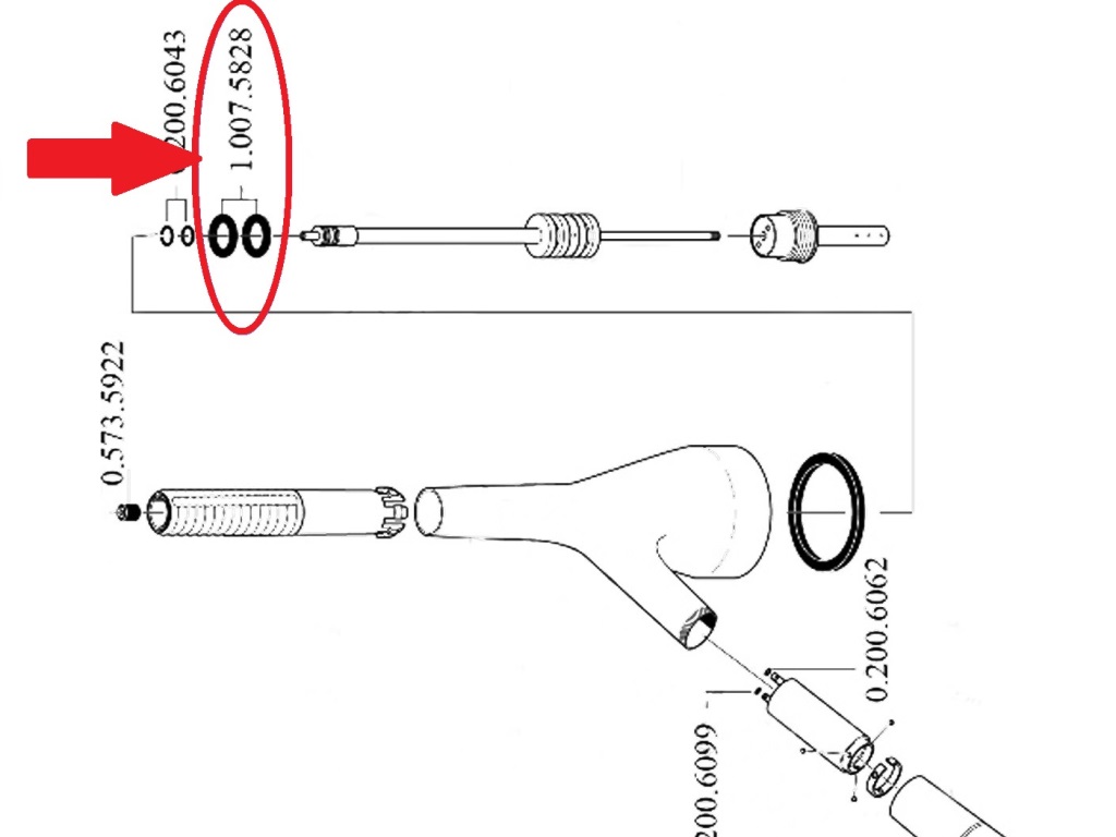 Кольцо уплотн. Kavo ProphyFlex 3 арт. 1.007.5828