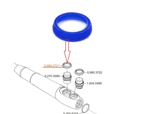 Kavo резинка Синяя арт 0.980.3721