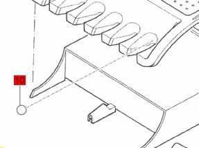 Заглушка в гнездо инструмента установки Sirona C8+ (шарик) арт. 5899575