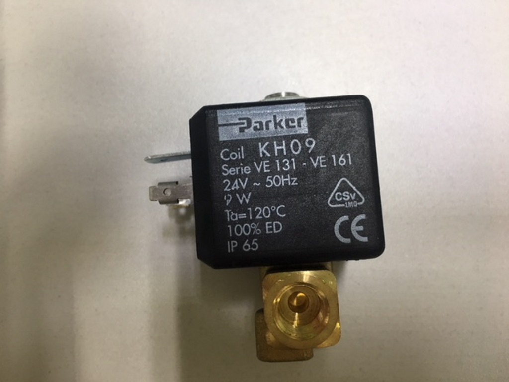 Электромагнитный клапан Parker KH09, 24V-50Hz стоматологической установки арт.ve131-ve161