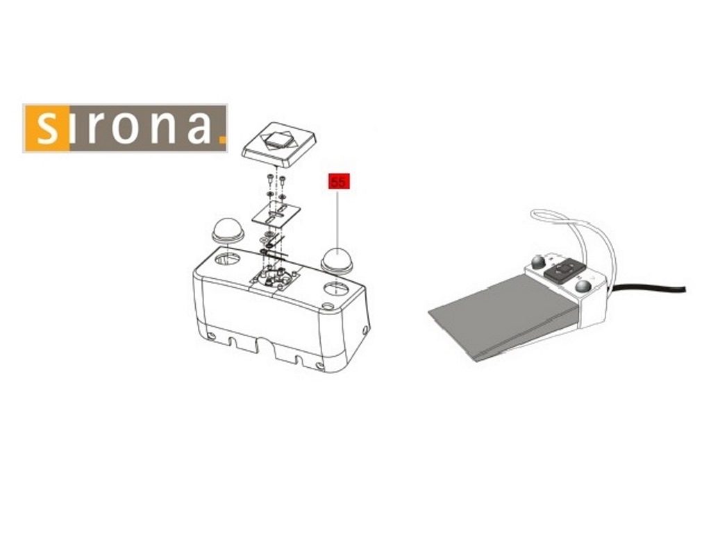Кнопка педали электрической установки Sirona арт.5960740
