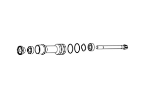 Вал хирургического наконечника W&H WS-92 LG арт. 07000001