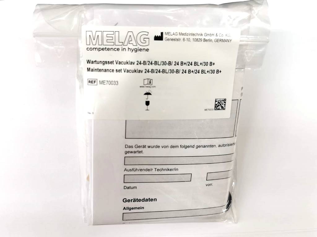 Сервисный набор ТО автоклава Melag Vacuklav 24B+ / 24B L арт.70033