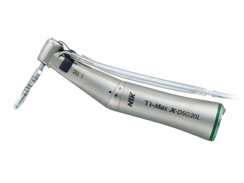 Наконечник угловой понижающий NSK Ti-Max X-DSG20L 20:1 со светом, разборный.