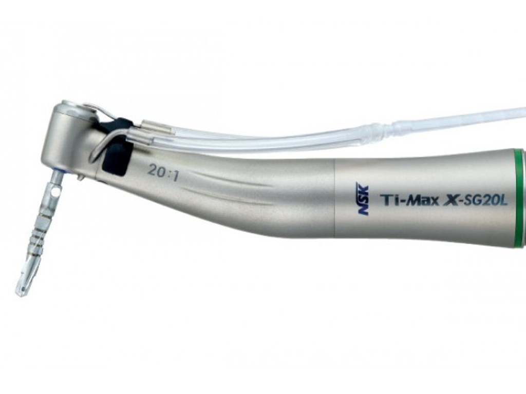 Наконечник угловой понижающий NSK Ti-Max X-SG20L 20:1 со светом.