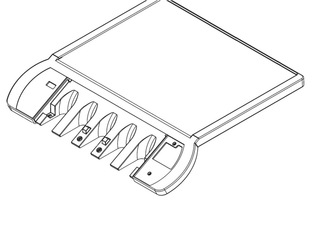 Корпус (пластик) стола врача установка Sirona С8+ (нижней подачи инструментов) арт 5971127