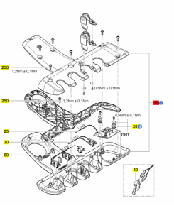 Корпус (пластик) стола ассистента Sirona Intego (без панели) 6465251